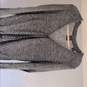 Shimmer grey cardigan